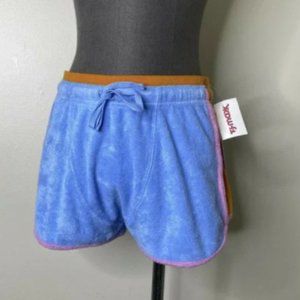 NWT Intimately Free People Colorful Terry Cloth Shorts Size Large
